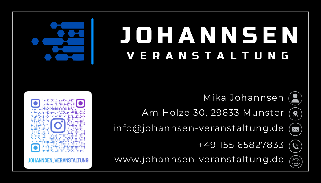 Visitenkarte Rückseite